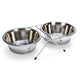 Karlie Stainless Steel Feed Bowl 2 X 2500 Ml