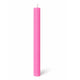 (r) Ribbed Dinner Candle Neon Pink 2.2 X 24 Cm