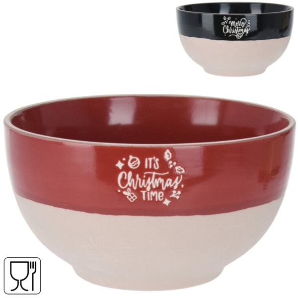 Christmas Bowl 490 Ml 2 Assorted