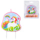 Vela Tarta Cumpleaños Unicornio 9 Cm