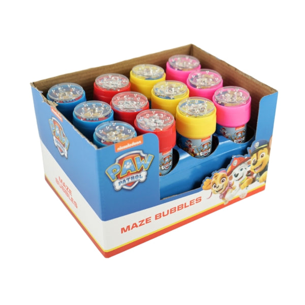 Paw Patrol Bubble Blower With Game Set Of 12 Display
