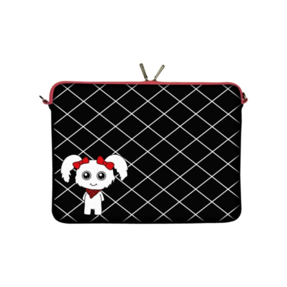 Digittrade Laptop Sleeve Fluffy Black 11.6 Inch
