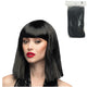 Medium-length Black Wig One Size