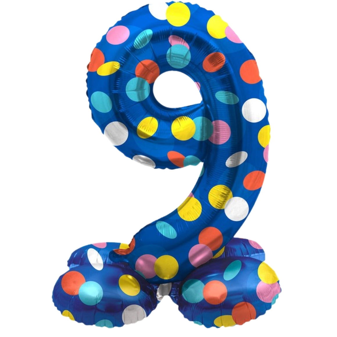 Folat Foil Balloon Standing 9 Dots 41 Cm