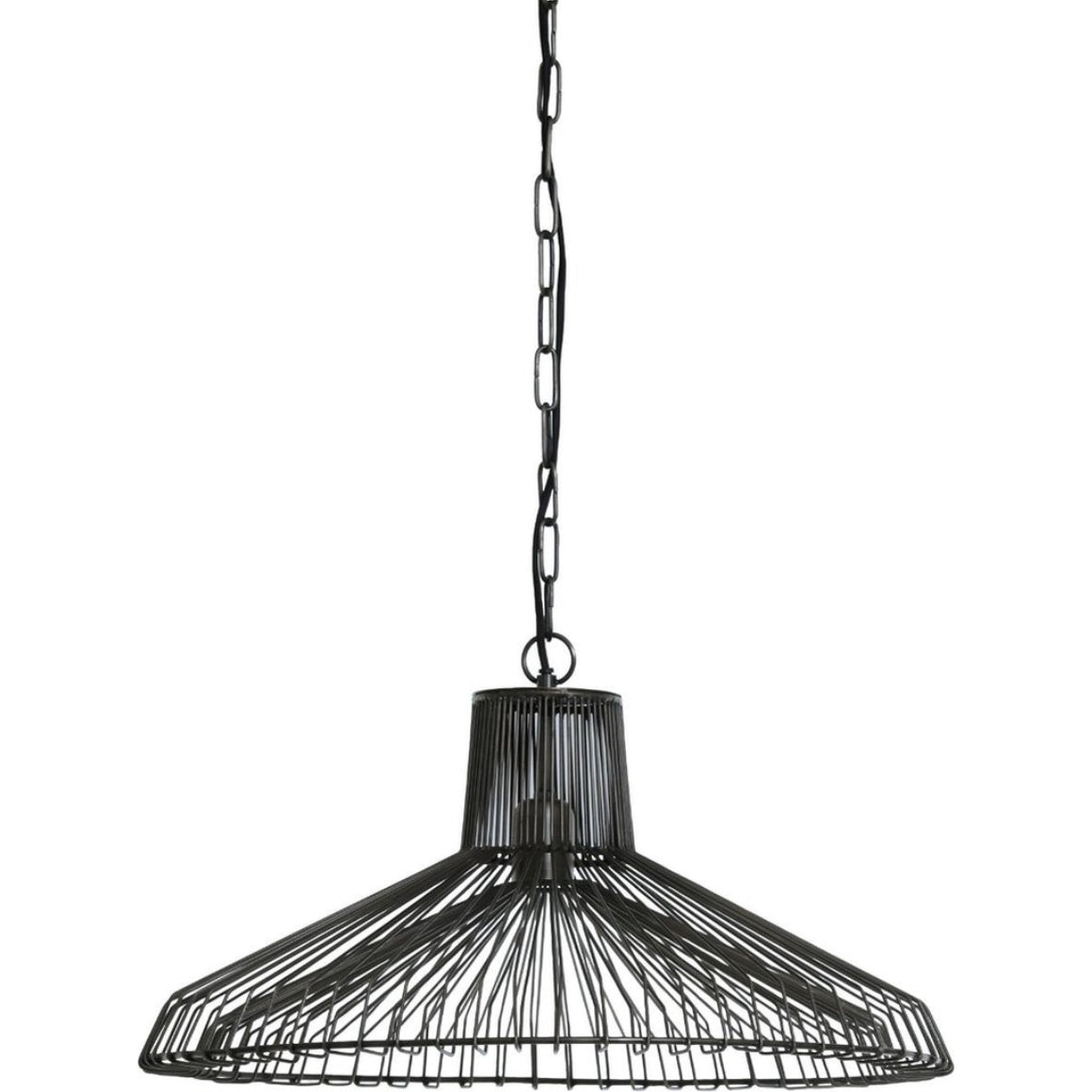 Light & Living Pendant Lamp Kasper Black 55 Cm