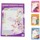 Craft Universe Scratch Coloring Book A5 4 Assorted