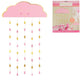 Babyshower Deurgordijn Roze/goud 193 Cm