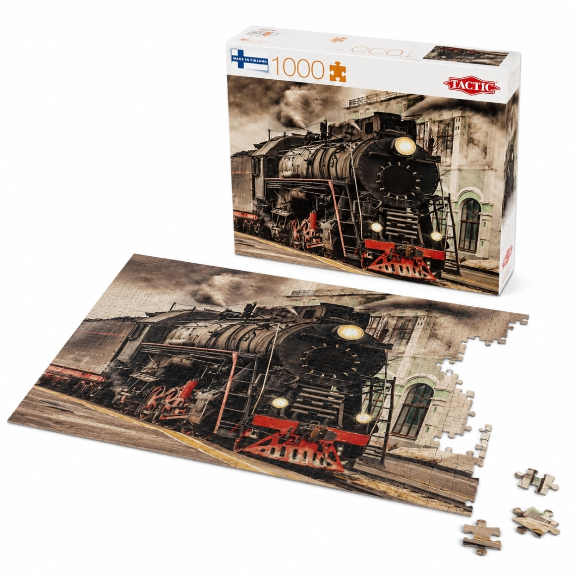 Tactic Train Puzzle 67 X 48 Cm 1000 Pieces