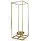 Gold-colored Metal Lantern 55 Cm