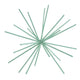 Housevitamin Ornament Firework Metal Mint Green 25 Cm