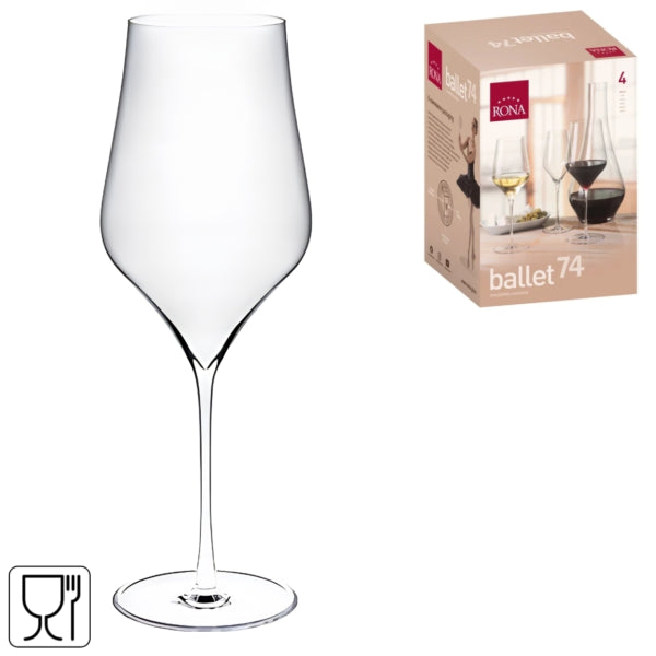 Rona Wine Glasses 740 Ml 4 Pieces