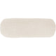 Tiseco Bolster Cushion Cotton Slub Ivory 15 X 45 Cm