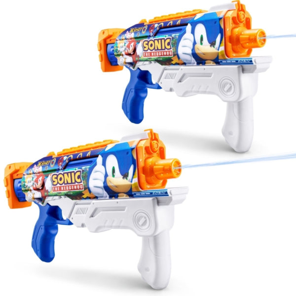 Pistola de água Zuru Xshot Skins Sonic 34 cm 2 peças