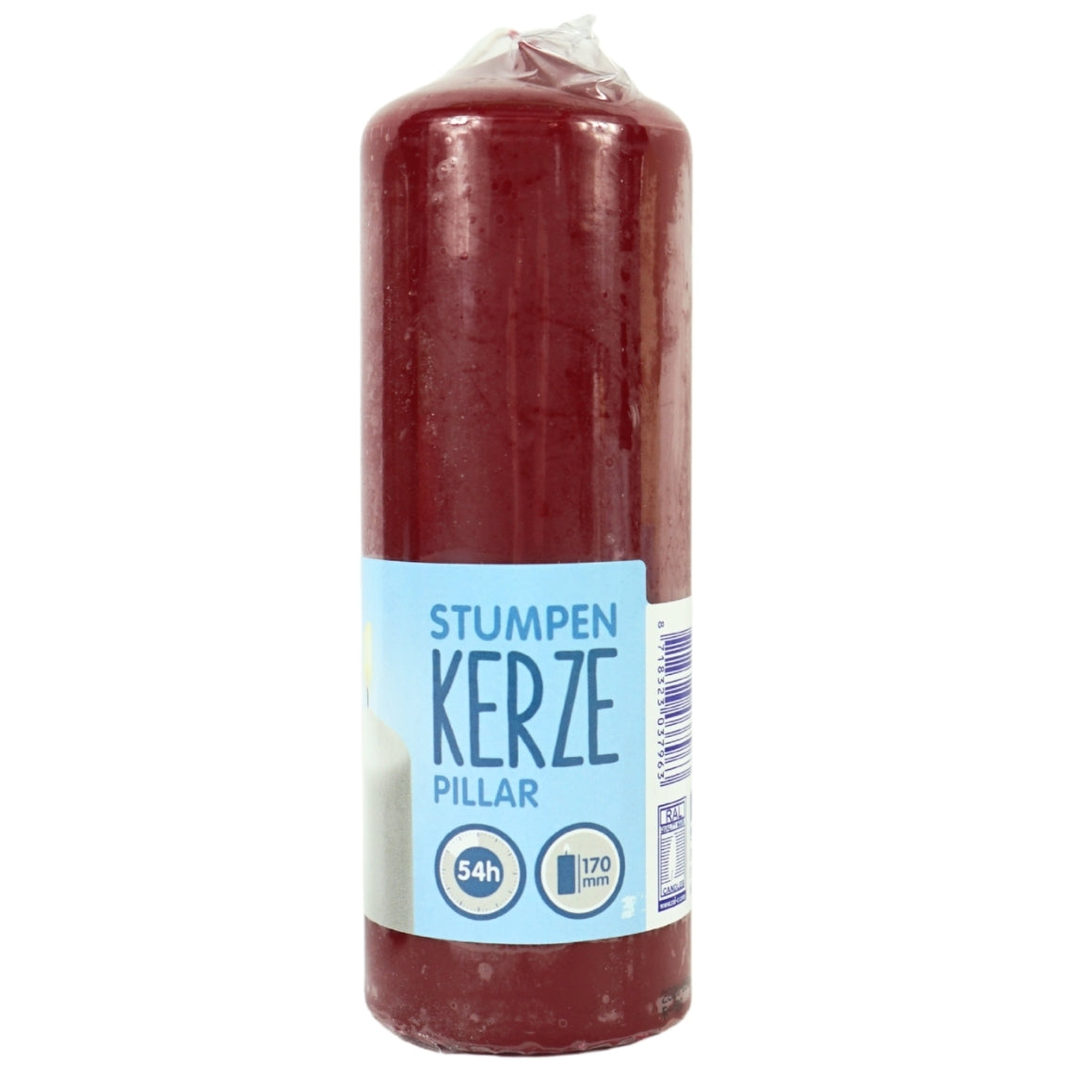 Red Pillar Candle 6 X 17 Cm