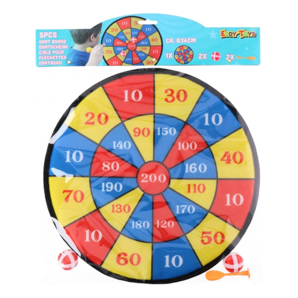 Velcro Dartboard 36 Cm 5-piece