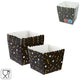 Disposable Party Containers Black 9 Cm 4 Pieces
