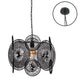 Ptmd Pendant Lamp Desh Black 40 Cm