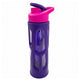 Green Canteen Flip Cap Drinking Bottle Glass Purple/pink 561 Ml