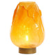 Light & Living Ginny Led Table Lamp Battery Operated Ochre Yellow Gold 27 Cm