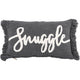 Tiseco Cotton Slub Snuggle Cushion Grey 30 X 50 Cm