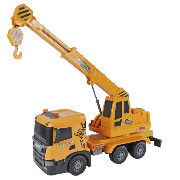 Кран Scania за 2 игри със светлина и звук 48 см
