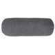 Tiseco Bolster Cushion Cotton Slub Grey 15 X 45 Cm