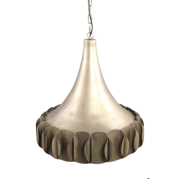 Ptmd Pendant Lamp Gindy Gold-colored 57 Cm
