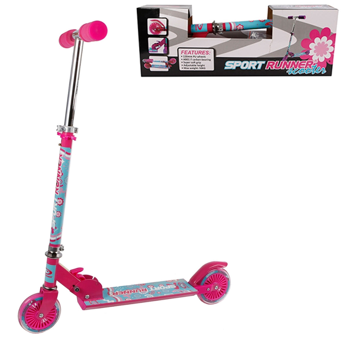 Street Rider Scooter Pink 67 Cm