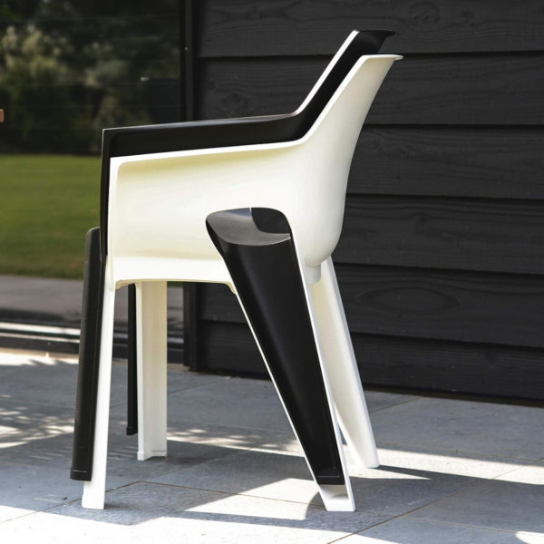 Hartman Stackable Garden Chair Ivy White 85 Cm