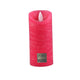 Ptmd Led Battery-operated Pillar Candle Xs Bright Pink 5.5 X 12.5 Cm
