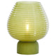 Light & Living Alenna Candeeiro de mesa LED a bateria verde 27 cm