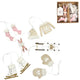 Deco Heitmann Christmas Pendant Wood Pink/beige 10 Cm Set Of 6