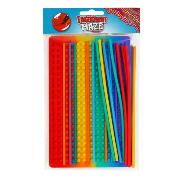 Fingerprint Maze Fidget Game With 18 Sticks 20 Cm 2 Assorted