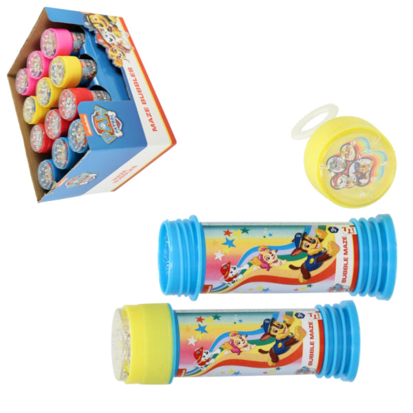 Paw Patrol Bubble Blower With Game Set Of 12 Display