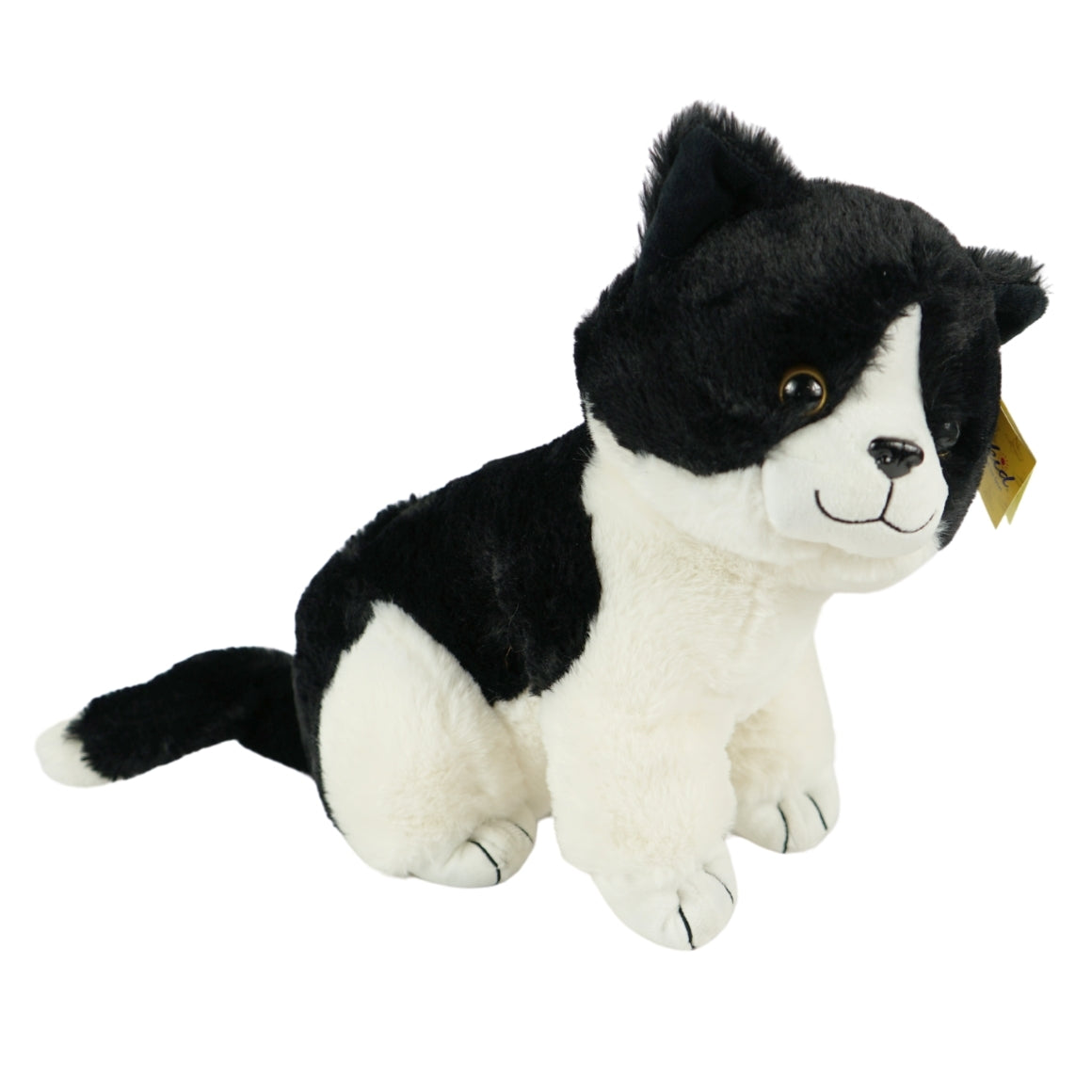 Sunkid Plush Cat Black/white 40 Cm