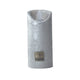 Ptmd Led Battery-operated Pillar Candle Xs Silver-colored 5.5 X 12.5 Cm