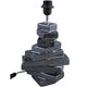 Ptmd Rellis Table Lamp Eu Plug Grey 38 Cm