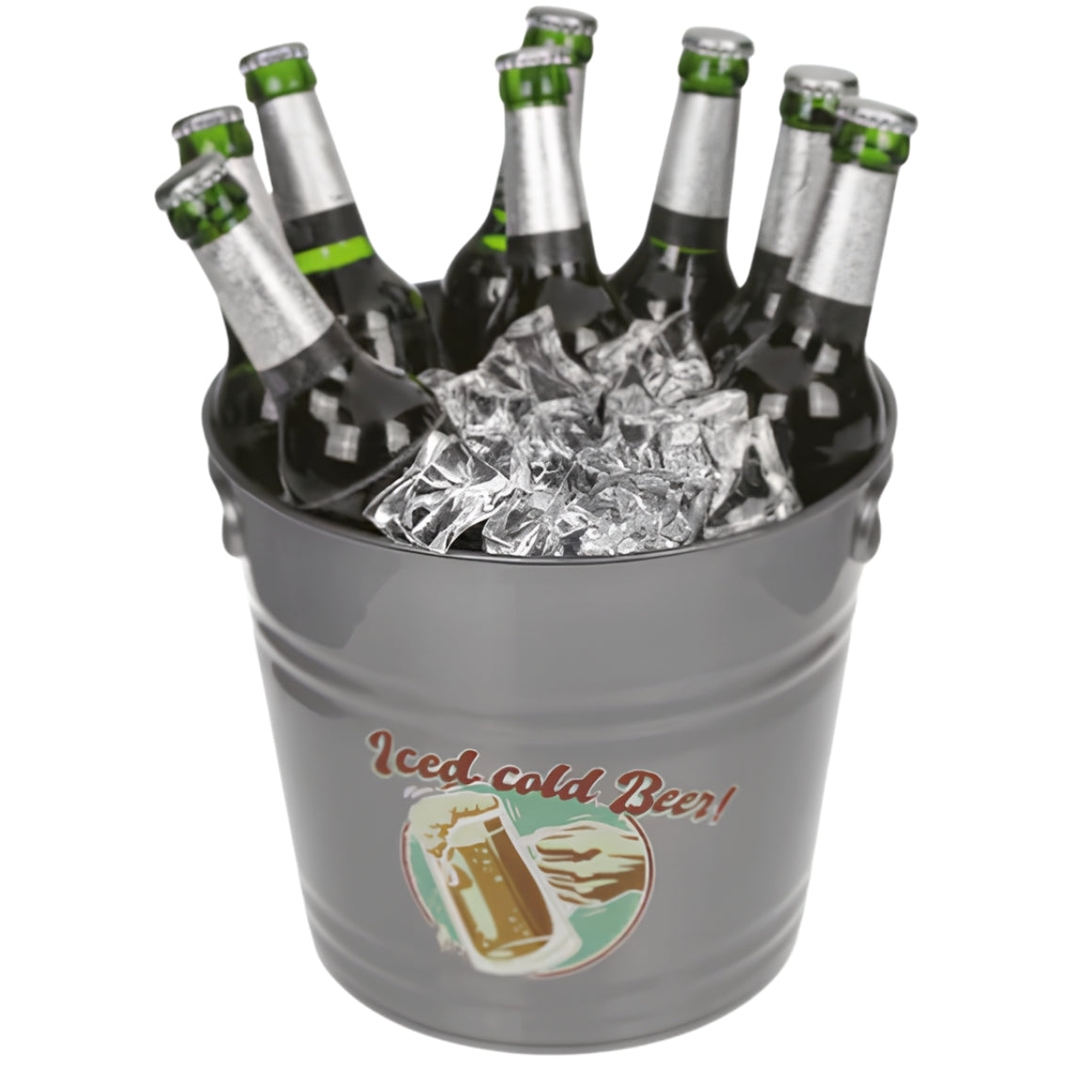 Out Of The Blue Ice Bucket With Print 6 L