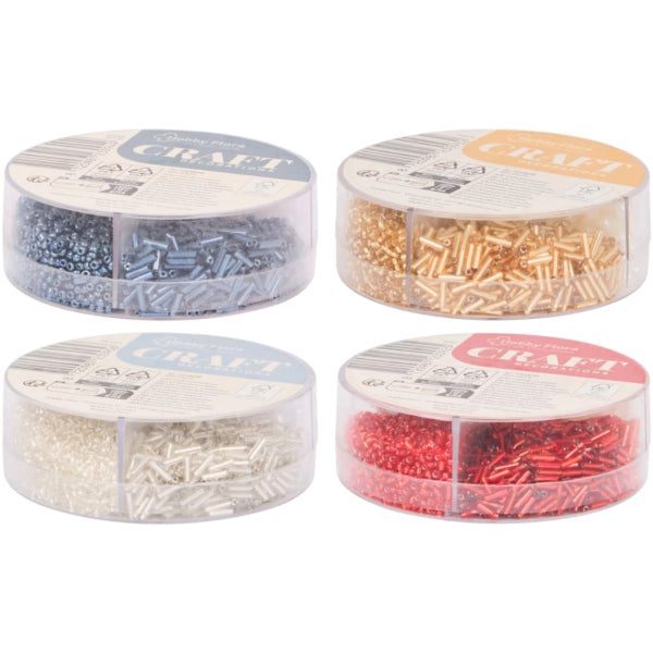 Hobby Flora Beads And Sequins 8 Cm 4 Assorted