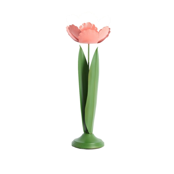 Light & Living Tealight Holder Alfori Green Pink 35 Cm