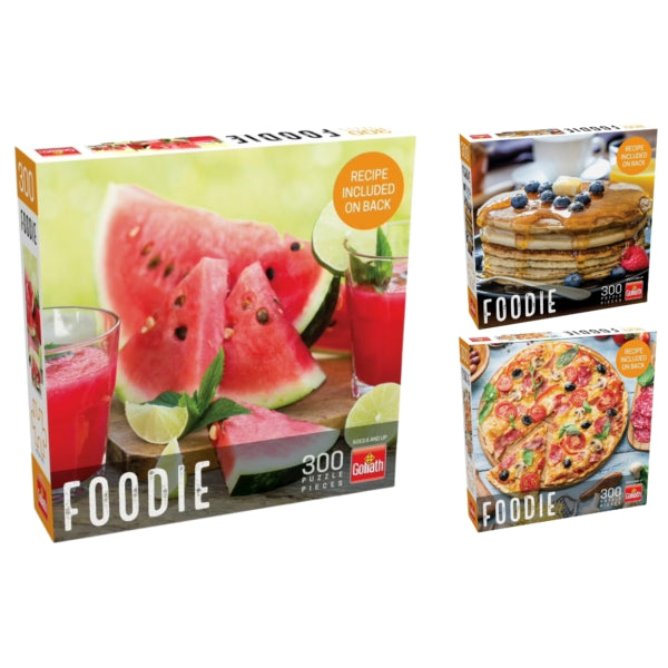 Goliath Puzzle Foodie 300 Pieces 3 Assorted