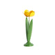 Light & Living Tealight Holder Alfori Green Yellow 35 Cm