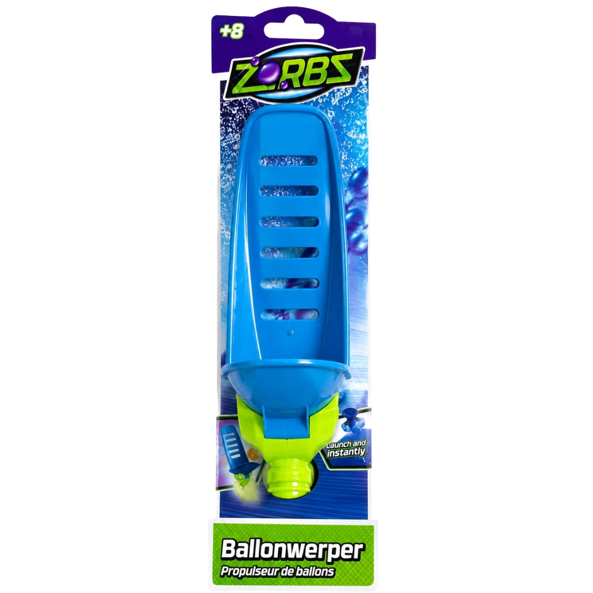 Zorbz Water Balloon Launcher Green/blue 30 Cm