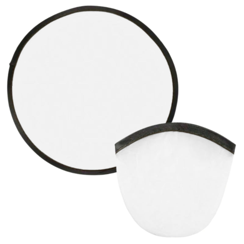 Foldable Frisbee White 25 Cm