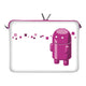 Digittrade Laptop Sleeve Pink Robot 15.6 Inches