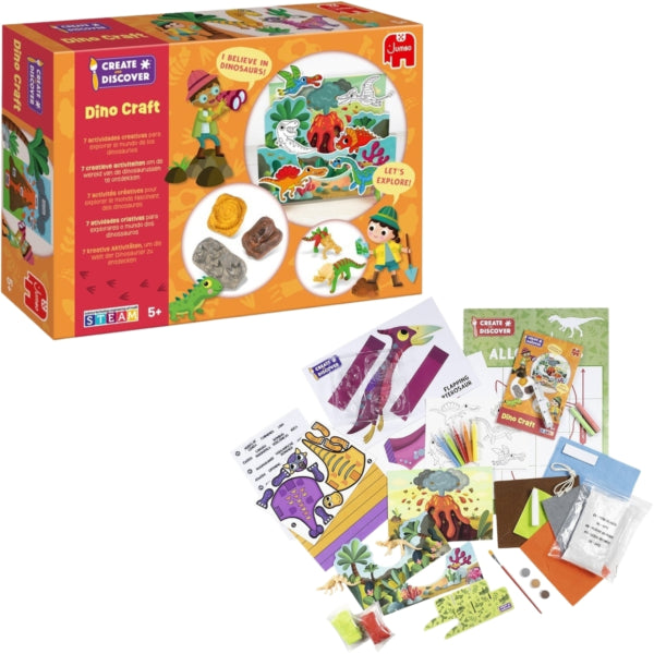 Jumbo Create & Discover Dino Craft Set 7 Activities