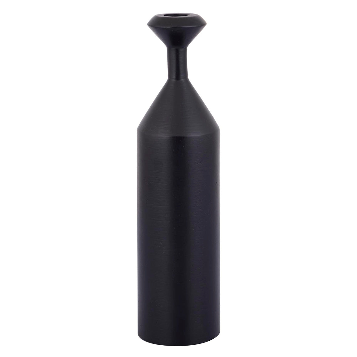 Ptmd Candlestick Yanou L Black Aluminium 29 Cm