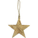 Star Pendant Mango Wood 19 Cm