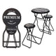 Countryfield Folding Table With Bar Stools 146 Cm