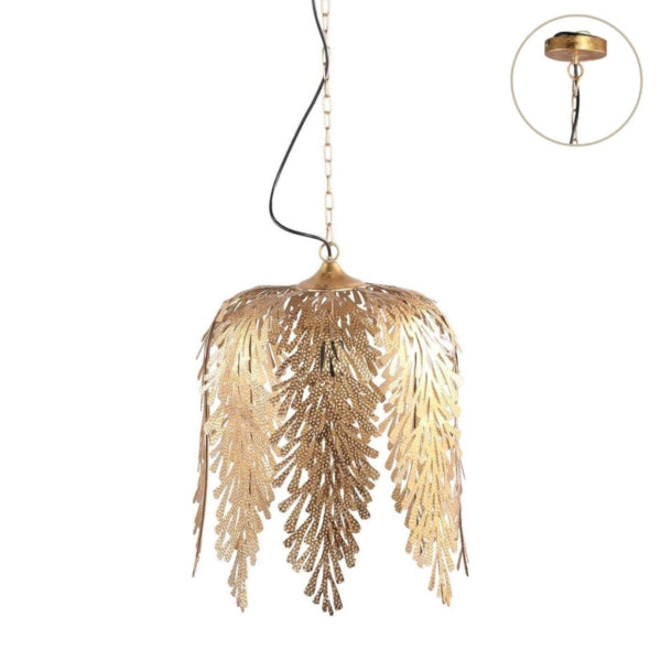 Ptmd Pendant Lamp Joff Gold-colored 58 Cm